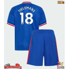 Manchester United Youri Tielemans #18 Replica Away Stadium Kit for Kids 2026-27 Short Sleeve (+ pants)